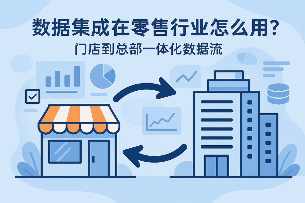 数据集成在零售行业怎么用？门店到总部一体化数据流