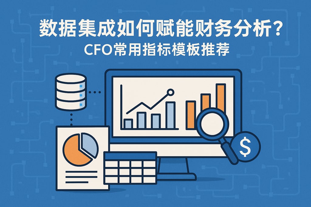 数据集成如何赋能财务分析？CFO常用指标模板推荐