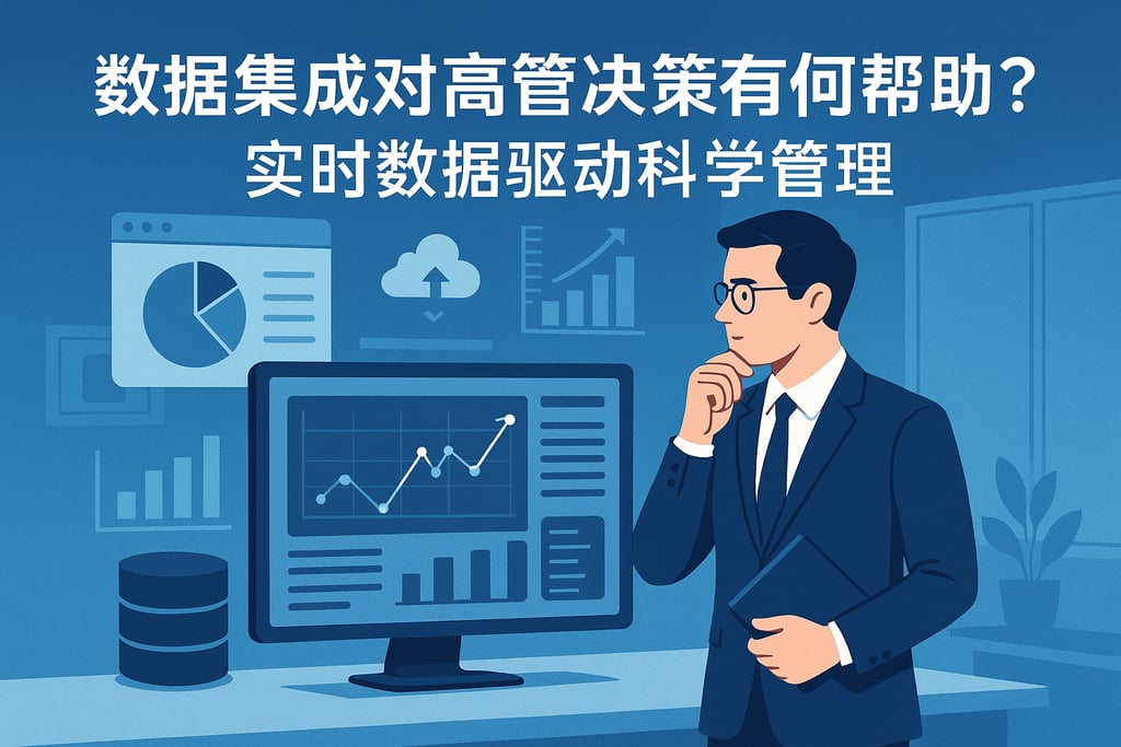数据集成对高管决策有何帮助？实时数据驱动科学管理