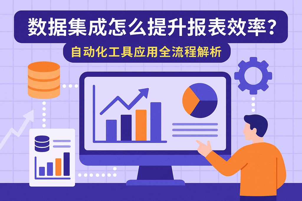 数据集成怎么提升报表效率？自动化工具应用全流程解析
