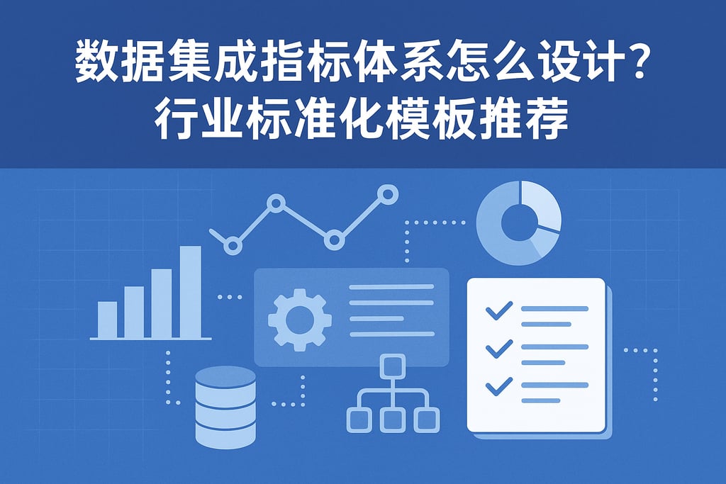 数据集成指标体系怎么设计？行业标准化模板推荐