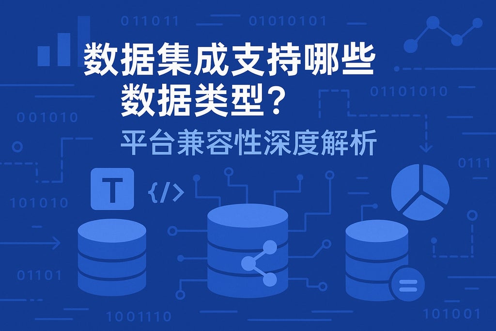 数据集成支持哪些数据类型？平台兼容性深度解析