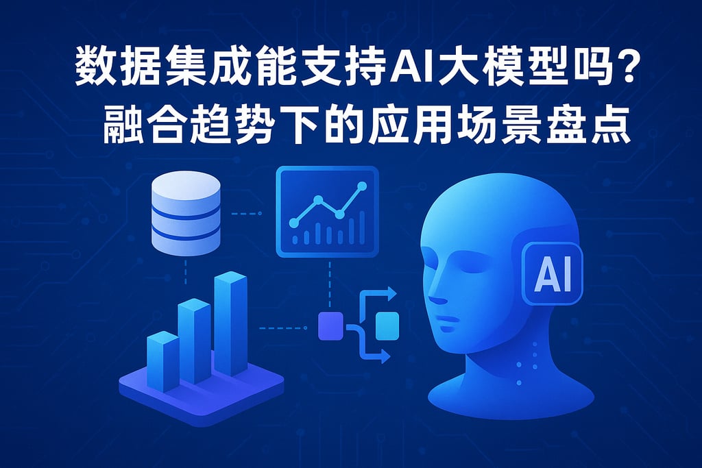 数据集成能支持AI大模型吗？融合趋势下的应用场景盘点