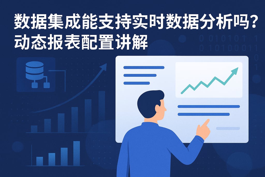 数据集成能支持实时数据分析吗？动态报表配置讲解