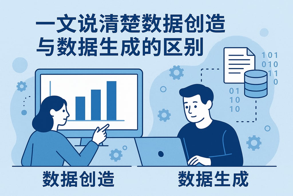 一文说清楚数据创造与数据生成的区别