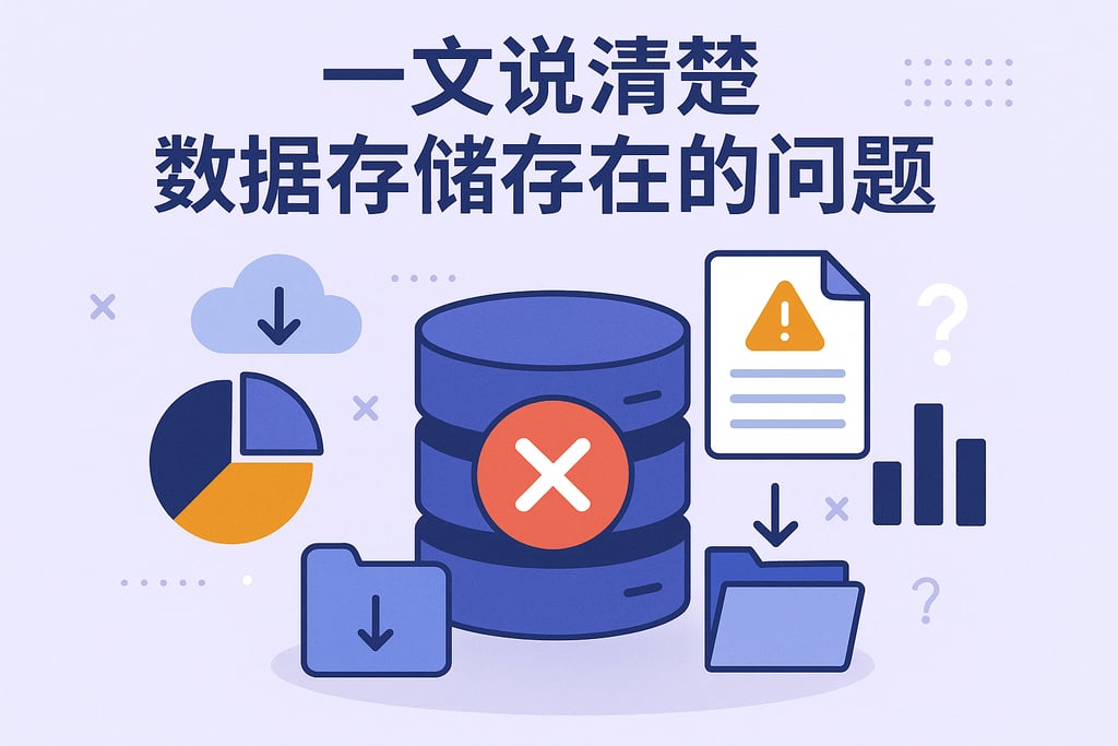 一文说清楚数据存储存在的问题