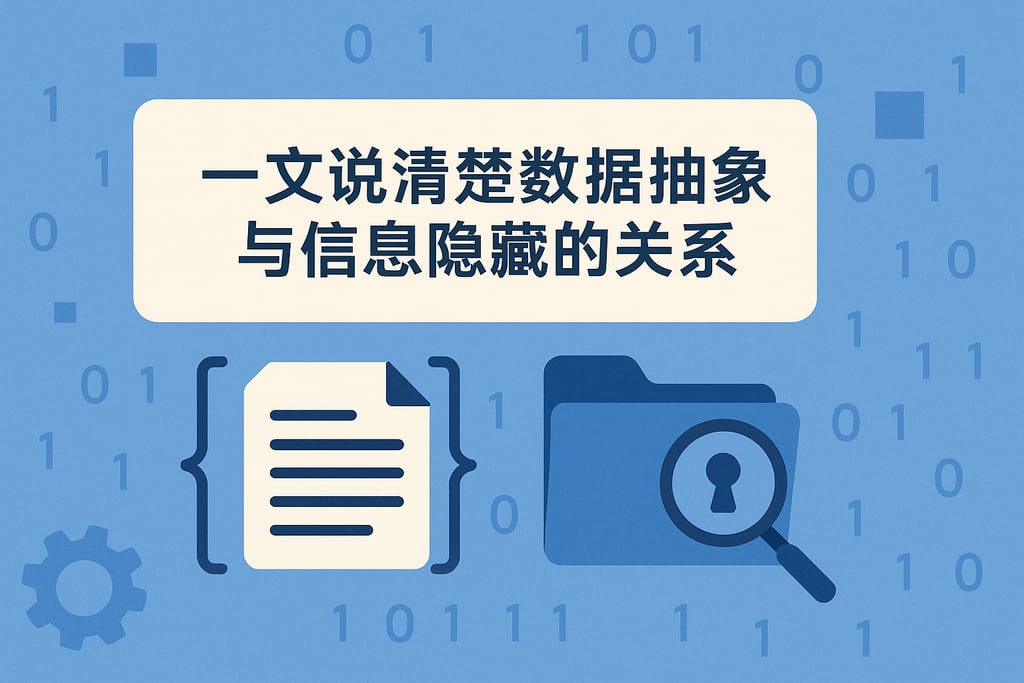 一文说清楚数据抽象与信息隐藏的关系