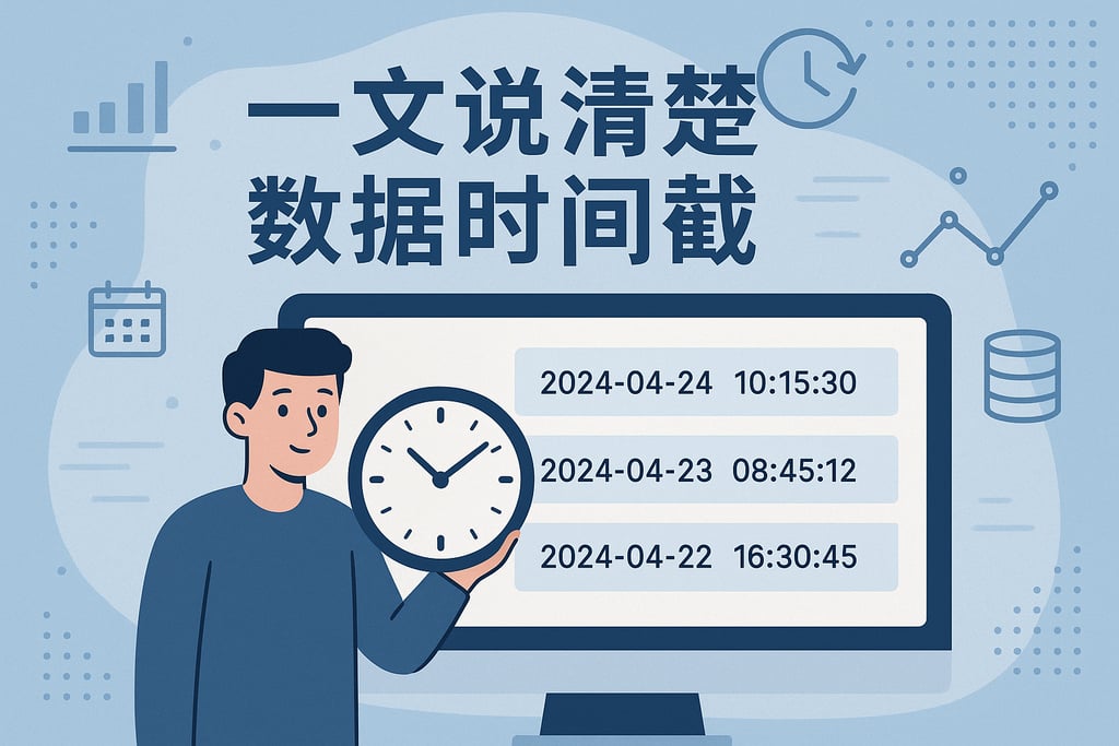 一文说清楚数据时间戳