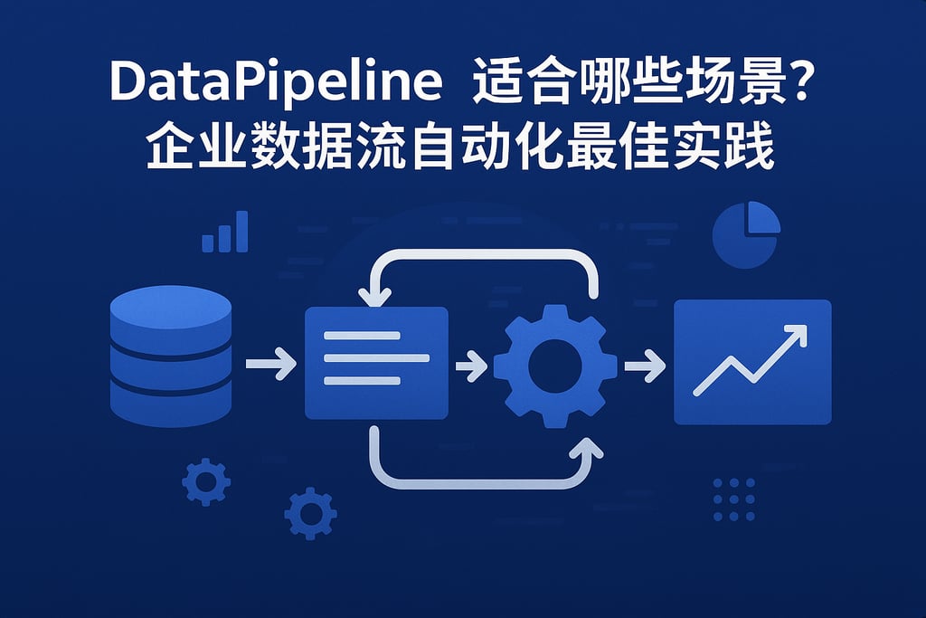 DataPipeline适合哪些场景？企业数据流自动化最佳实践