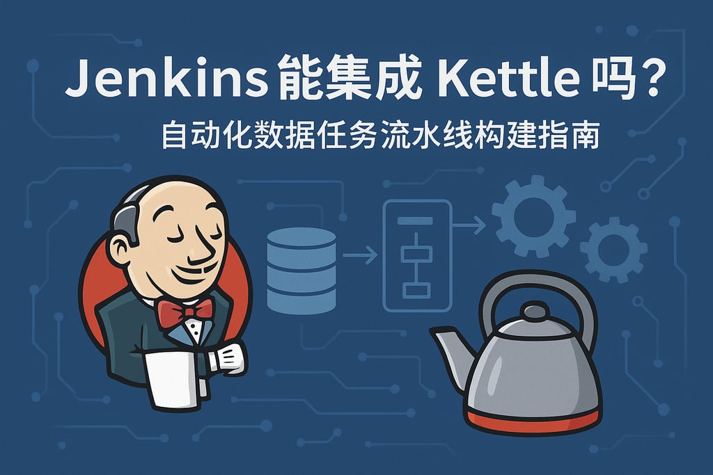 Jenkins能集成Kettle吗？自动化数据任务流水线构建指南