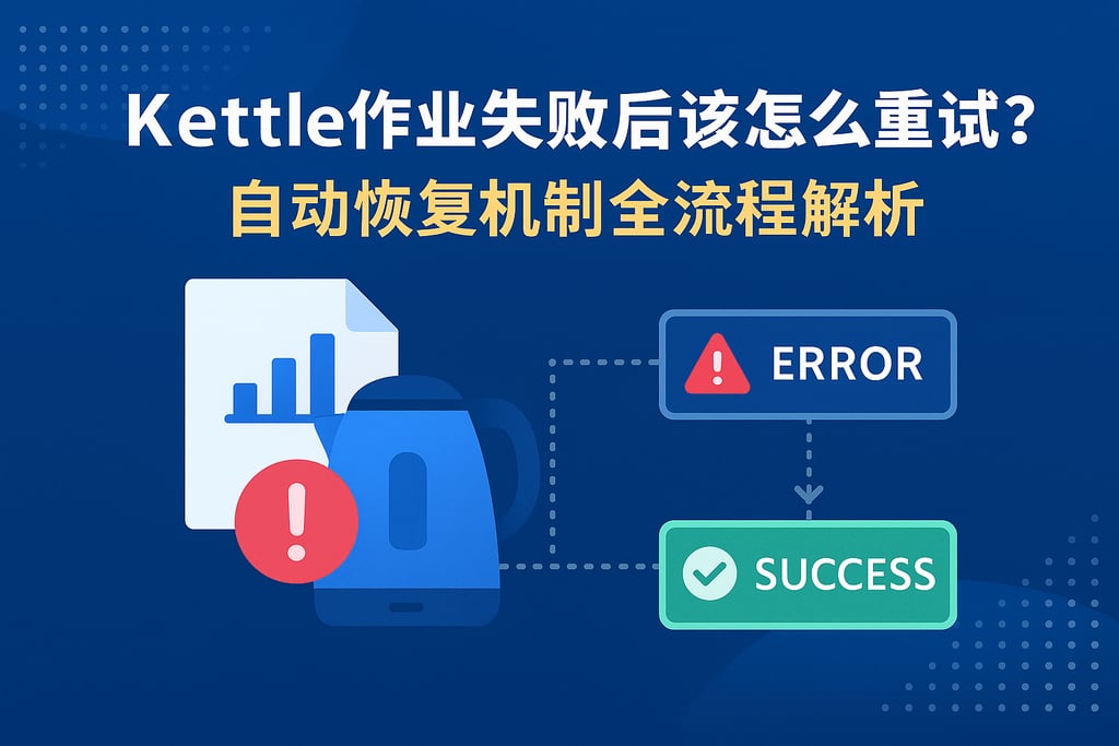Kettle作业失败后该怎么重试？自动恢复机制全流程解析