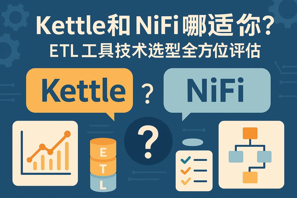 Kettle和Nifi哪个更适合你？ETL工具技术选型全方位评估