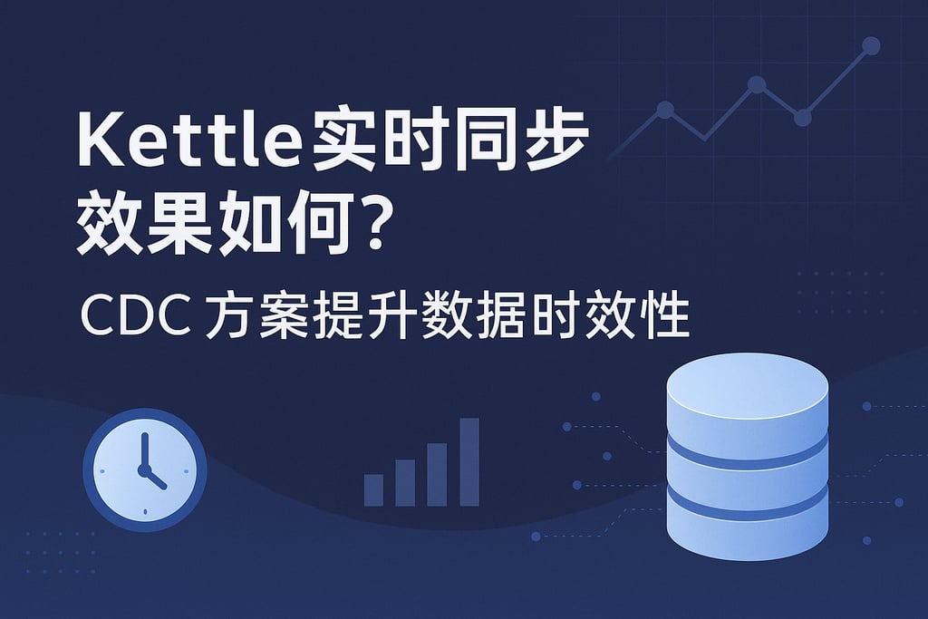 Kettle实时同步效果如何？CDC方案提升数据时效性