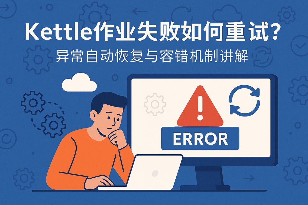 kettle作业失败如何重试？异常自动恢复与容错机制讲解