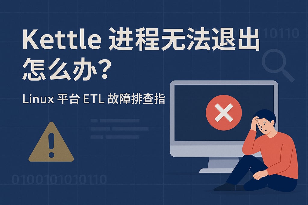 kettle进程无法退出怎么办？Linux平台ETL故障排查指南
