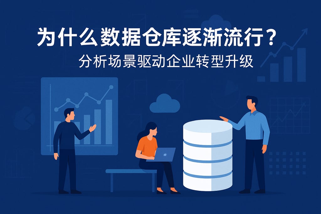 为什么数据仓库逐渐流行？分析场景驱动企业转型升级