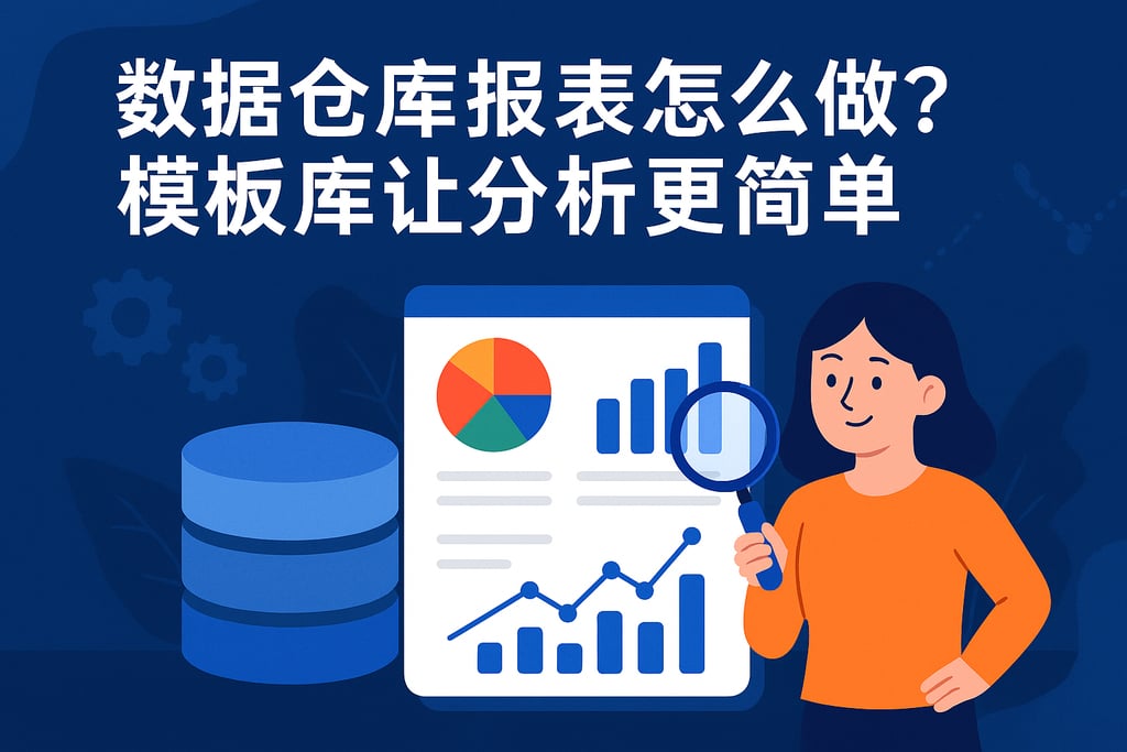 数据仓库报表怎么做？模板库让分析更简单