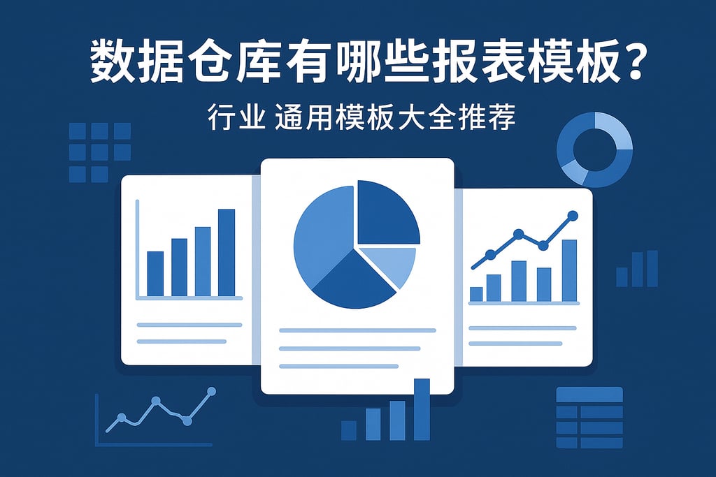 数据仓库有哪些报表模板？行业通用模板大全推荐