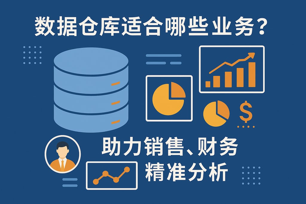数据仓库适合哪些业务？助力销售、财务精准分析