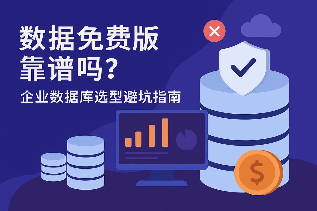 数据库免费版靠谱吗？企业数据库选型避坑指南