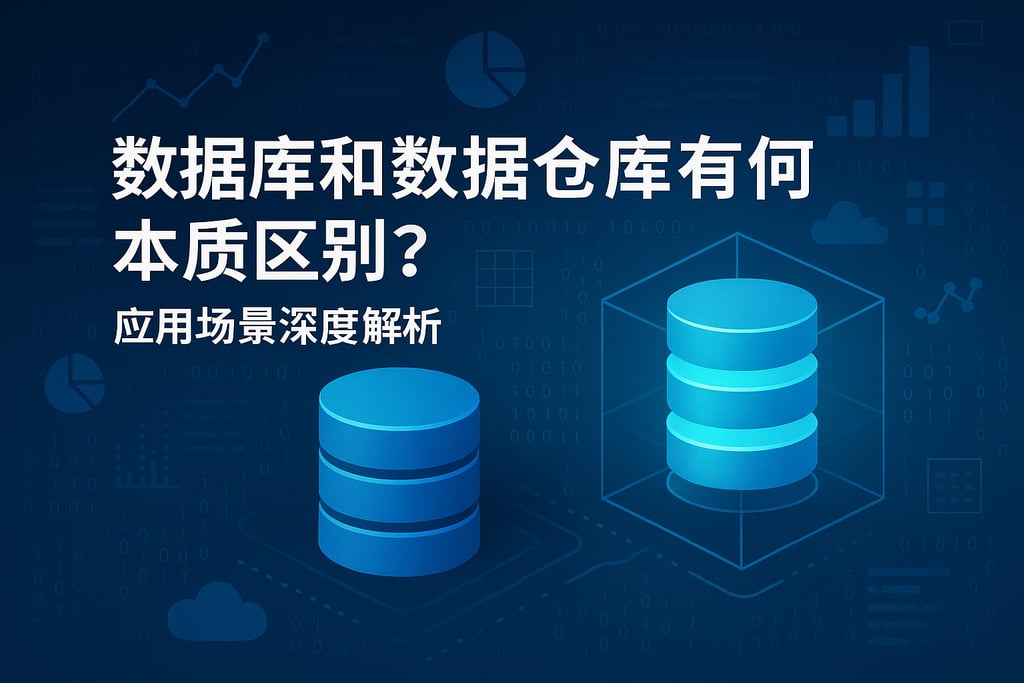 数据库和数据仓库有何本质区别？应用场景深度解析