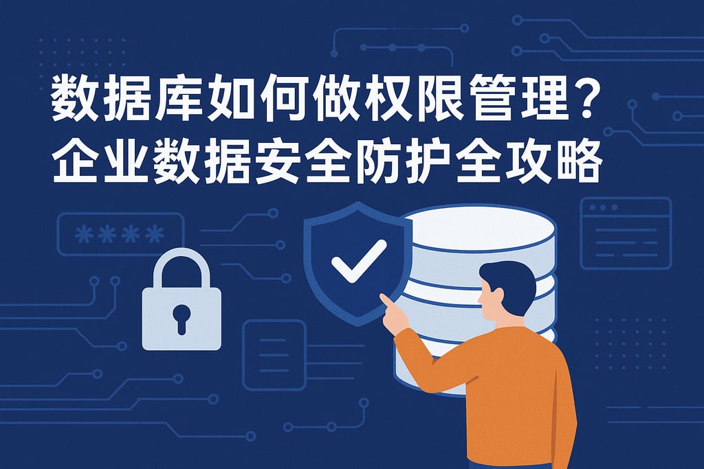 数据库如何做权限管理？企业数据安全防护全攻略