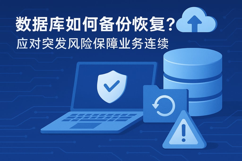 数据库如何备份恢复？应对突发风险保障业务连续