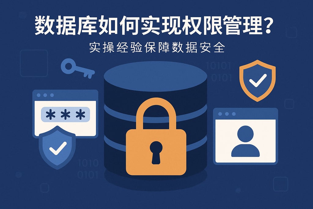 数据库如何实现权限管理？实操经验保障数据安全