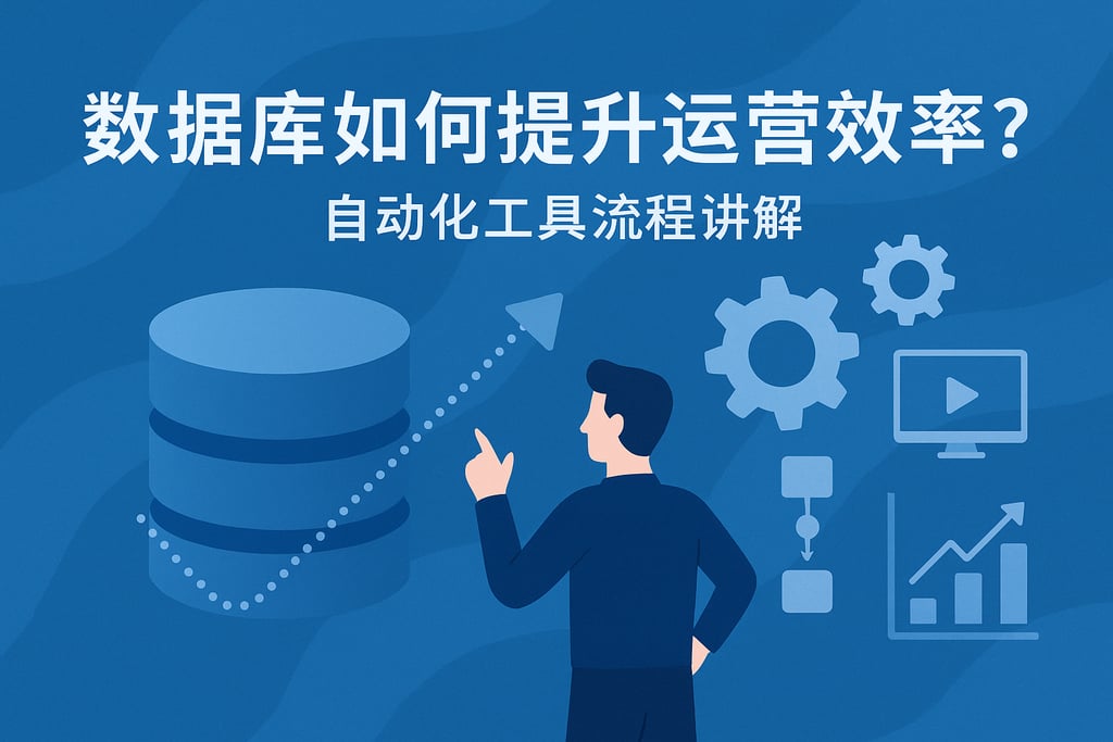 数据库如何提升运营效率？自动化工具流程讲解