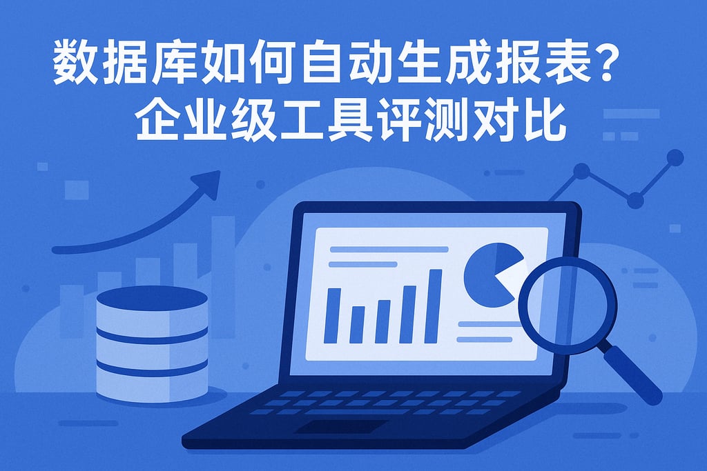 数据库如何自动生成报表？企业级工具评测对比