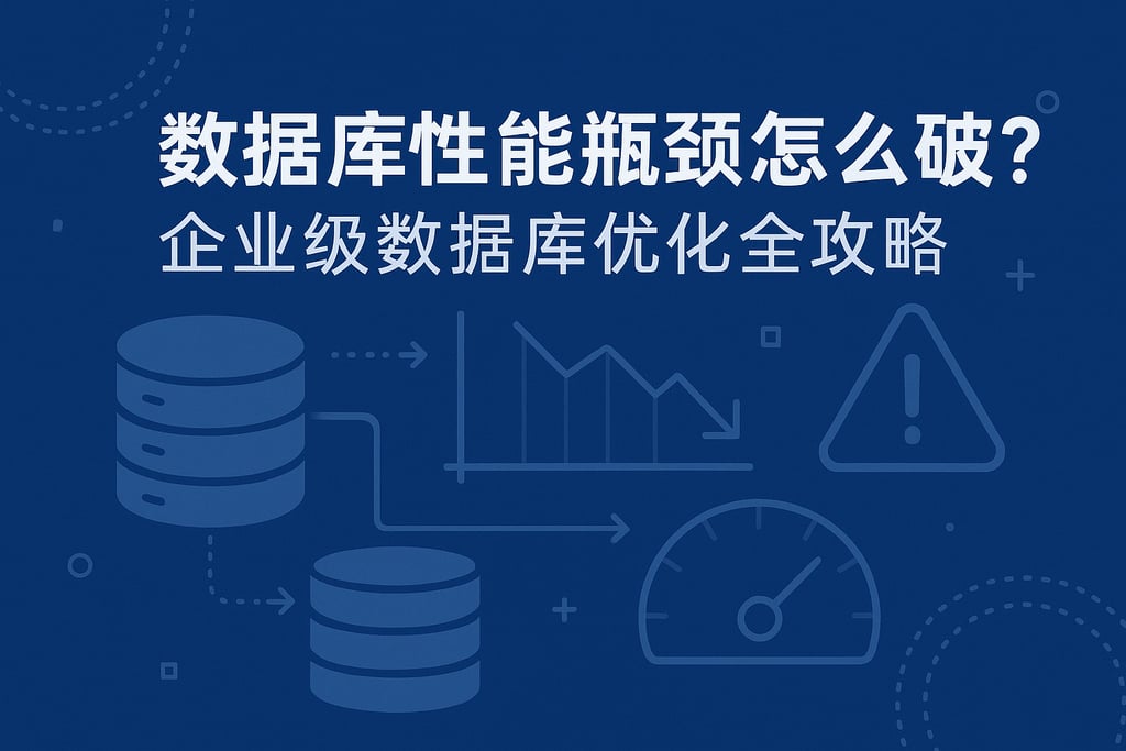 数据库性能瓶颈怎么破？企业级数据库优化全攻略