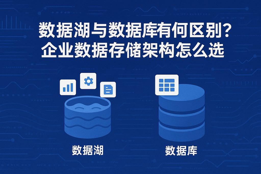 数据湖和数据库有何区别？企业数据存储架构怎么选
