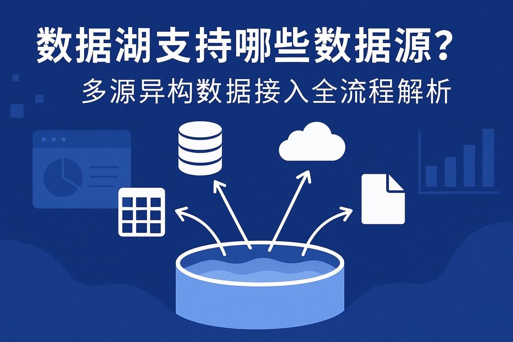 数据湖支持哪些数据源？多源异构数据接入全流程解析
