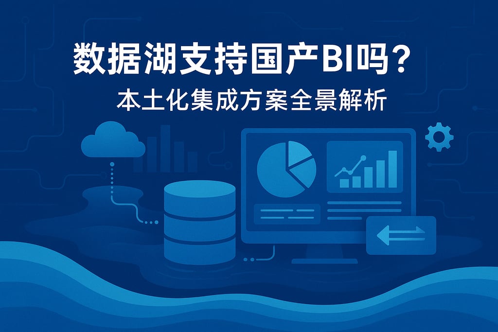 数据湖支持国产BI吗？本土化集成方案全景解析