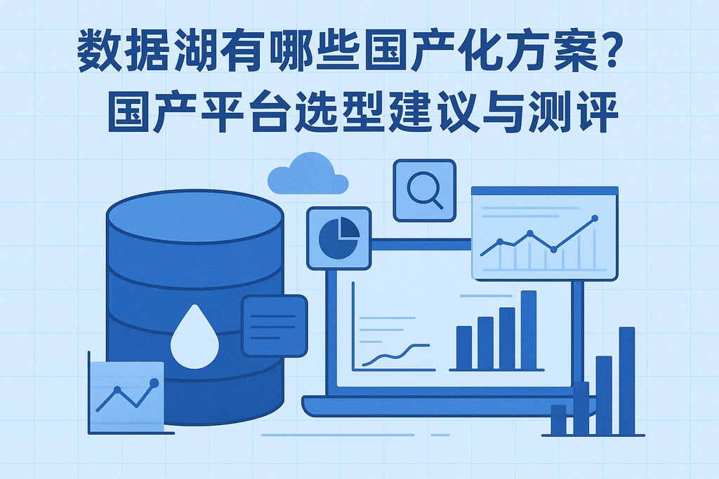 数据湖有哪些国产化方案？国产平台选型建议与测评