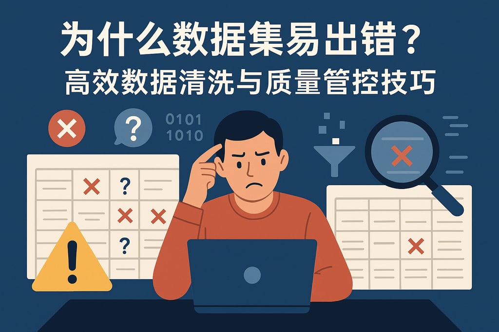 数据集为什么易出错？高效数据清洗与质量管控技巧