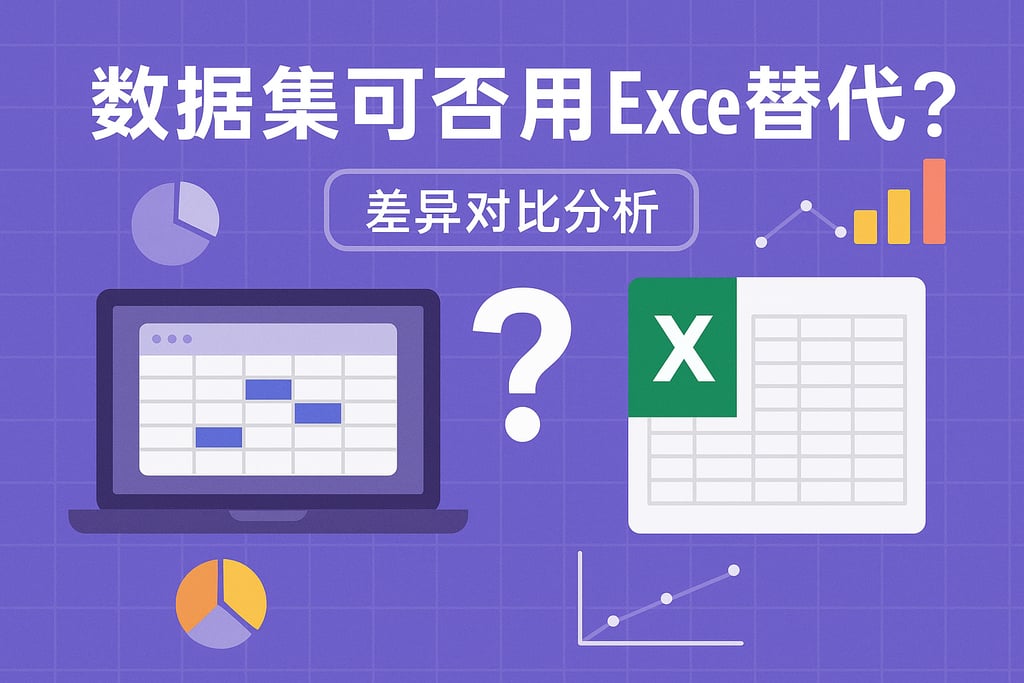 数据集可否用Excel替代？数据集与Excel差异对比分析