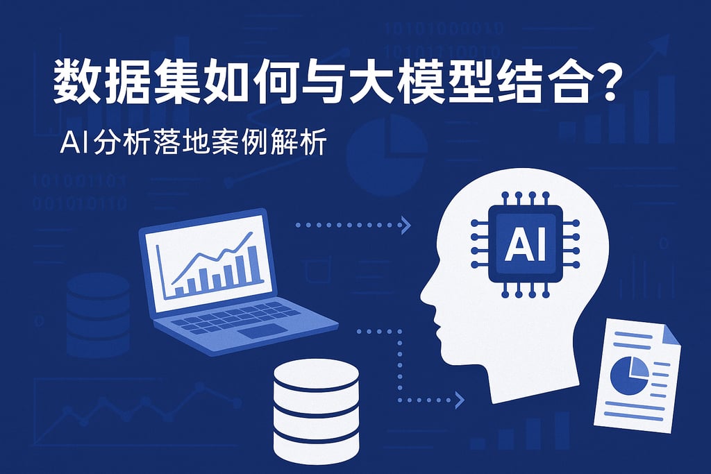 数据集如何与大模型结合？AI分析落地案例解析