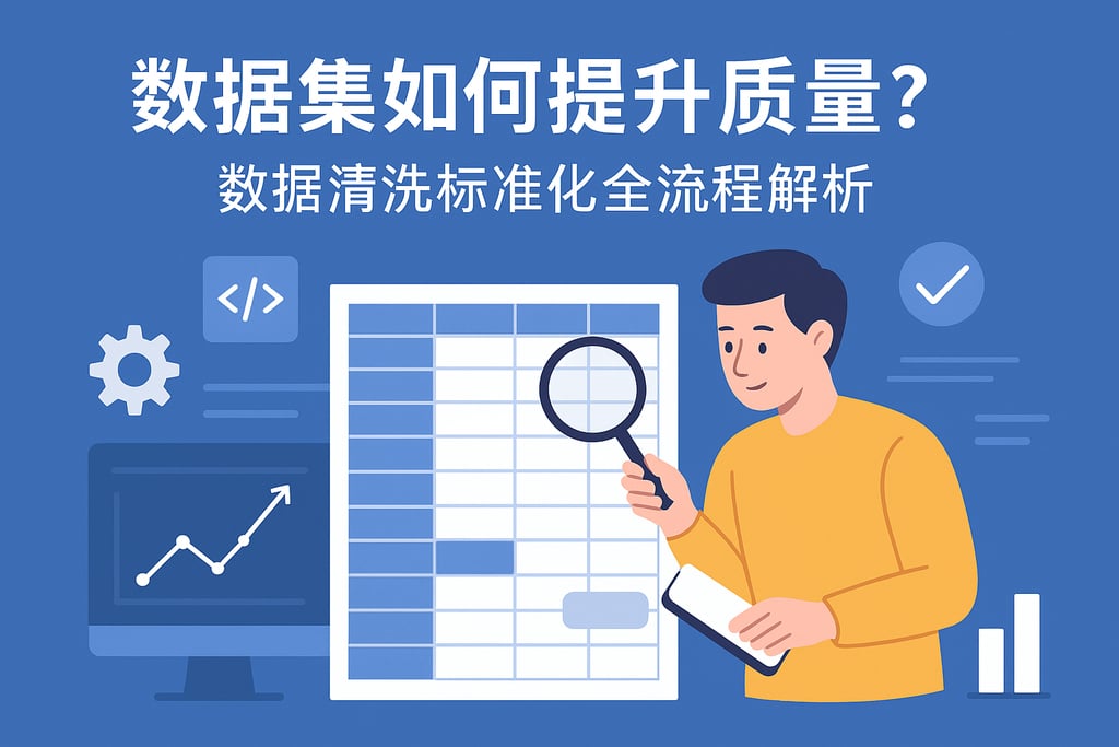 数据集如何提升质量？数据清洗标准化全流程解析