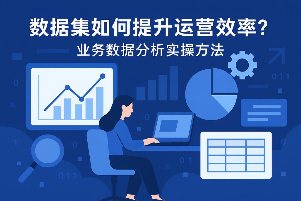 数据集如何提升运营效率？业务数据分析实操方法
