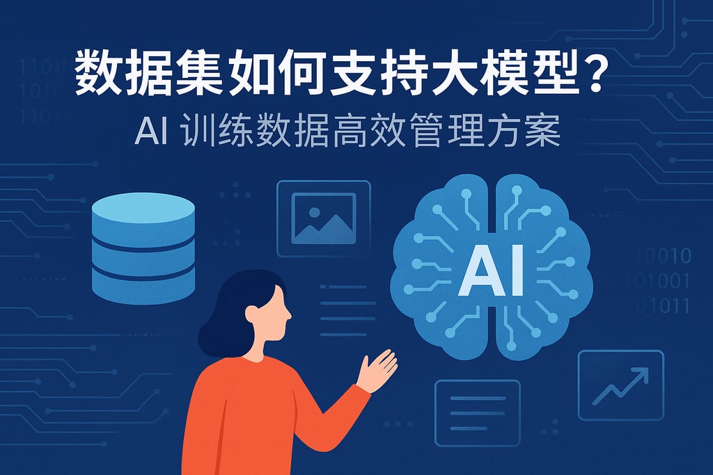 数据集如何支持大模型？AI训练数据高效管理方案