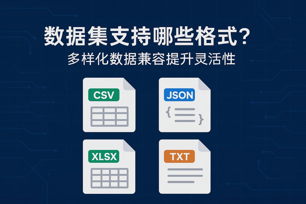 数据集支持哪些格式？多样化数据兼容提升灵活性