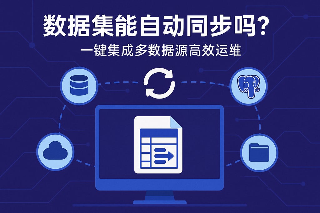 数据集能自动同步吗？一键集成多数据源高效运维