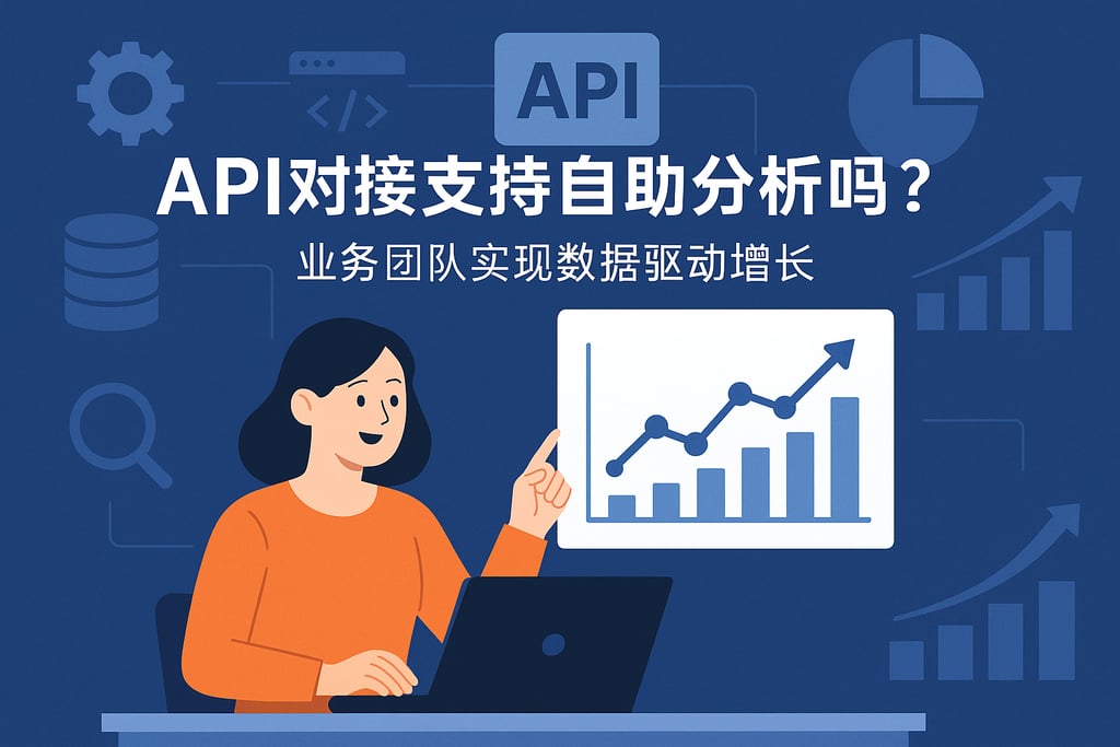 API对接支持自助分析吗？业务团队实现数据驱动增长