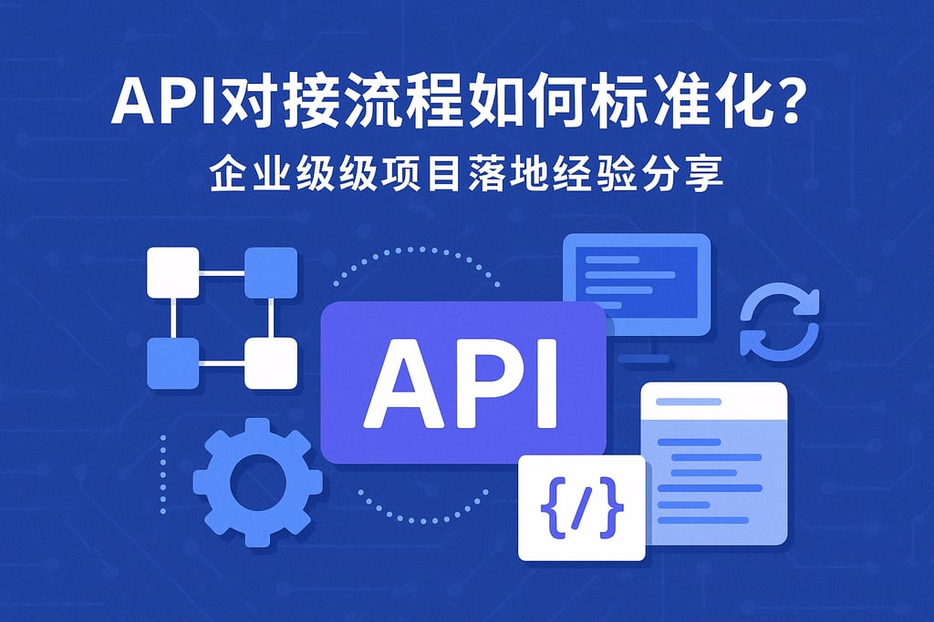 API对接流程如何标准化？企业级项目落地经验分享