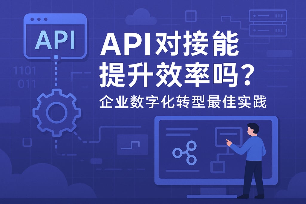 API对接能提升效率吗？企业数字化转型最佳实践