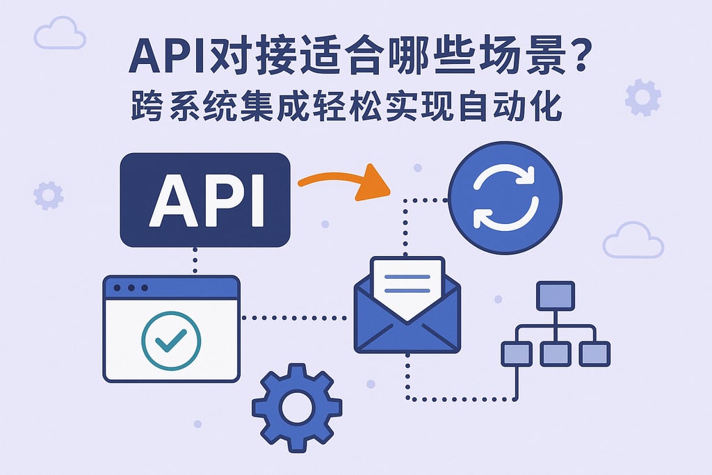 API对接适合哪些场景？跨系统集成轻松实现自动化