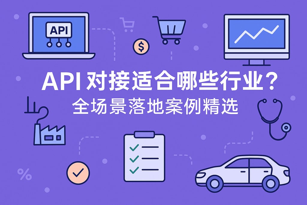 API对接适合哪些行业？全场景落地案例精选