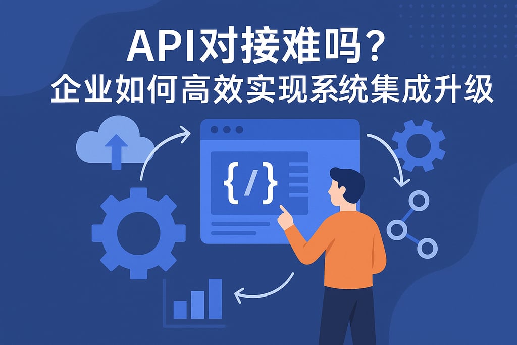 API对接难吗？企业如何高效实现系统集成升级