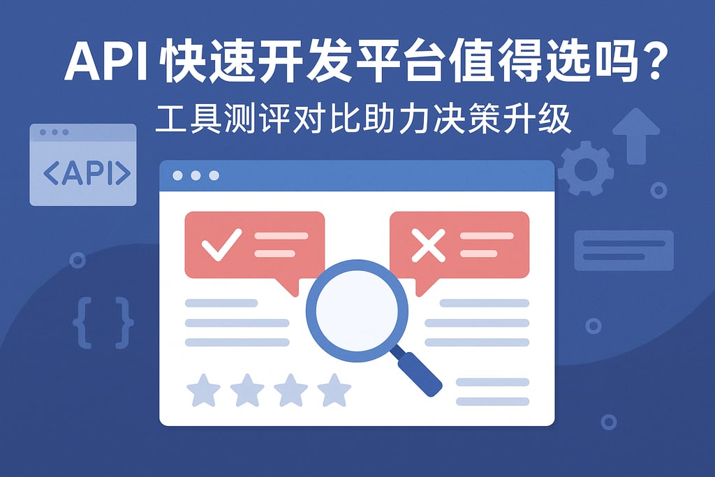 API快速开发平台值得选吗？工具测评对比助力决策升级